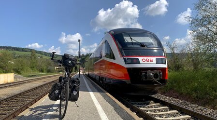 Cycling & rail as an ideal combination | © Steiermark Tourismus | Martin Kubanek